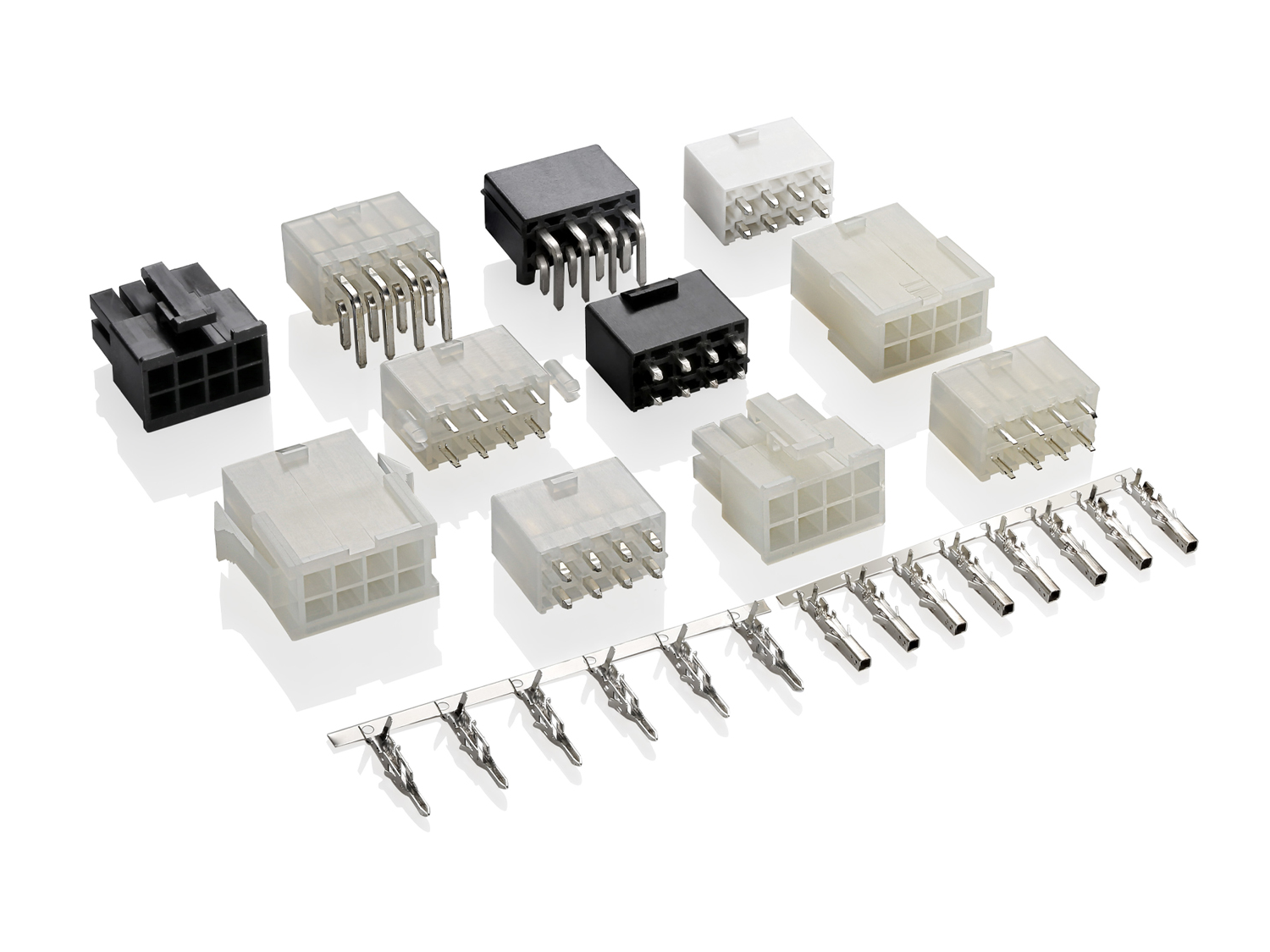 9357  Double Row Series 4.20mm Pitch (.165＂) 线对线连接器
