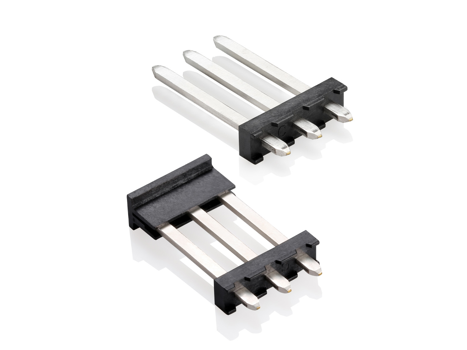 4500  Series 4.50mm Pitch (.177＂) 排针排母牛角连接器